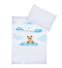 posciel-2-elementowa-dziecieca-z-nadrukiem-135x100-teddy-niebieski-k070