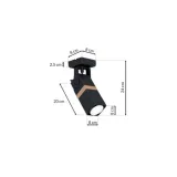 kinkiet-vidar-black-1xgu10-marka-milagro