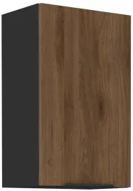 szafka-kuchenna-gorna-45x72-mona-brazowy-orzech-okapi-i-czarny-korpus