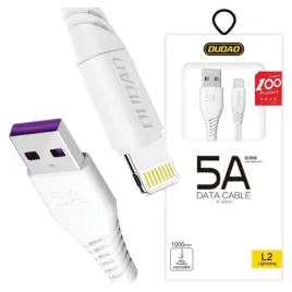 dudao-przewod-kabel-usb-lightning-3a-1m-bialy-l2l-1m-white