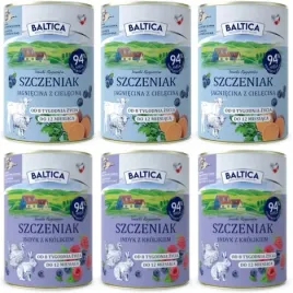 baltica-mokra-karma-dla-szczeniak-mix-jagniecina-i-indyk-6x400g