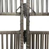 parawan-6-panelowy-szary-polirattan-stan-nowy-producent-vidaxl