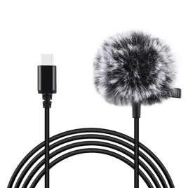 mikrofon-lavalier-puluz-pu425-usb-c-z-klipem-15m-do-nagrywania-dzwieku
