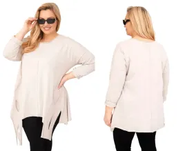 bezowa-tunika-damska-bawelniana-plus-size-asymetryczna-z-ozdobnym-dolem
