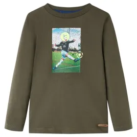 koszulka-dziecieca-z-dlugimi-rekawami-khaki-116