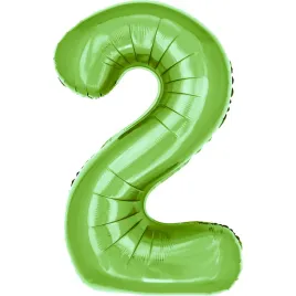 balon-foliowy-w-ksztalcie-cyfry-2-zielony-100-cm