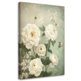 obraz-do-salonu-sypialni-biura-kwiaty-w-stylu-shabby-chic-bukiet-roz