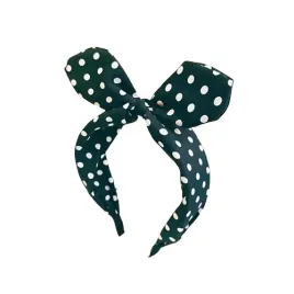 opaska-do-wlosow-pin-up-zielona-w-kropki