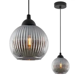 lampa-wiszaca-sufitowa-zyrandol-pojedyncza-czarna-grafitowa-szklana-kula
