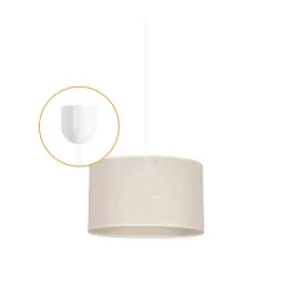 lampa-wiszaca-sufitowa-zyrandol-abazur-ekri-ecru-20-cm