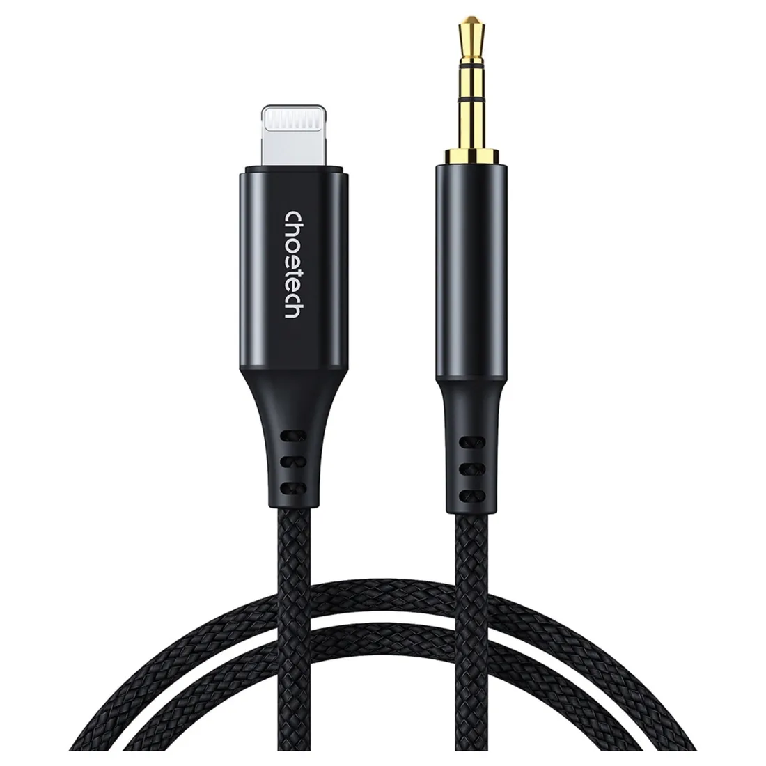 kabel-choetech-aux009-lighting-mini-jack-3-5mm-2-m-czarny