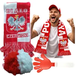 zestaw-kibica-szalik-dwustronny-klaskacz-peruka-zestaw-fana-reprezentacji