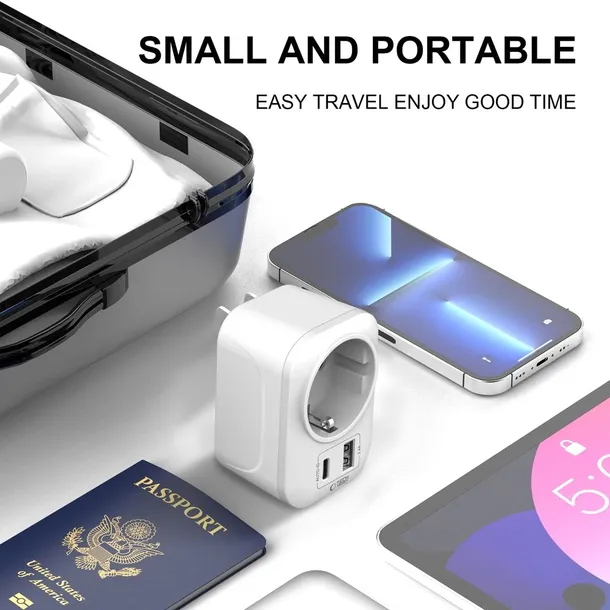 tech-protect-ta100-travel-adapter-us-to-eu-white-stan-nowy-marka-inna