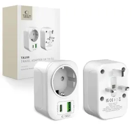 tech-protect-ta100-travel-adapter-uk-to-eu-white