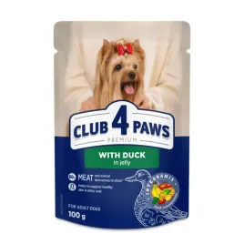 mokra-karma-dla-szczeniat-z-kaczka-w-galarecie-100g-club-4-paws-premium
