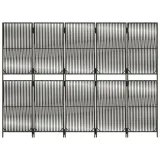 parawan-5-panelowy-szary-polirattan-marka-vidaxl