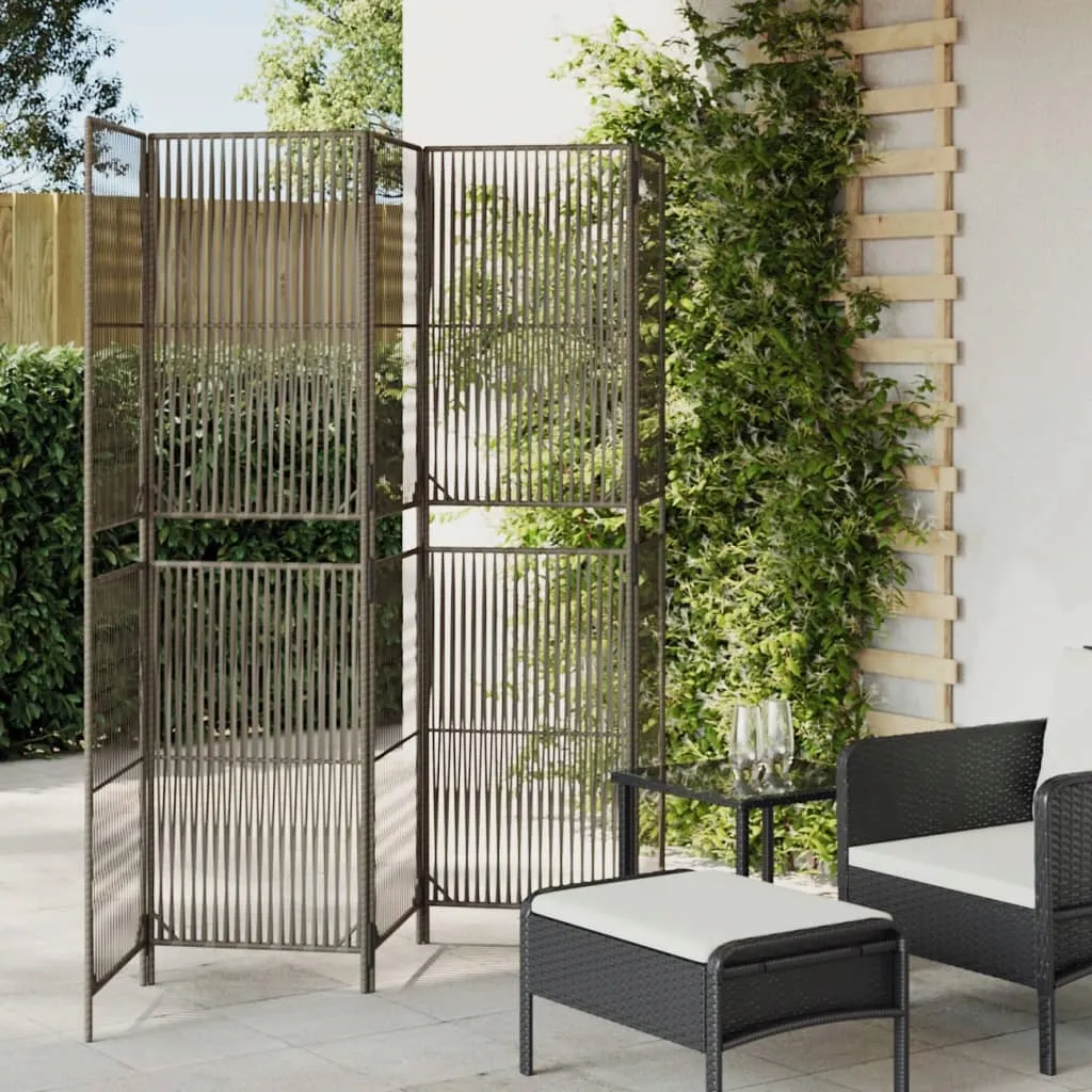 parawan-5-panelowy-szary-polirattan