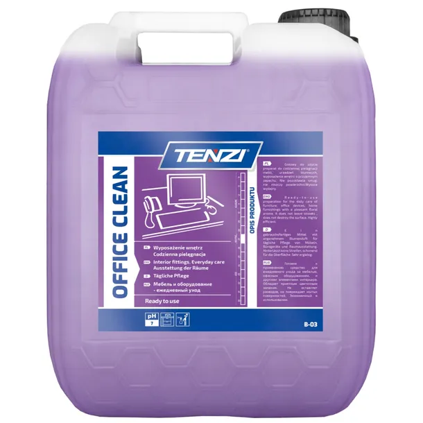 Tenzi Office Clean płyn do mycia mebli biurowych z drewna i plastiku 5L