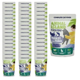 animal-island-everyday-mokra-karma-dla-kota-indyk-i-tunczyk-48x85g-zestaw