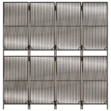 parawan-4-panelowy-brazowy-polirattan-marka-vidaxl
