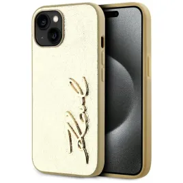 etui-karl-lagerfeld-wrinkled-metal-signature-do-iphone-15-zloty