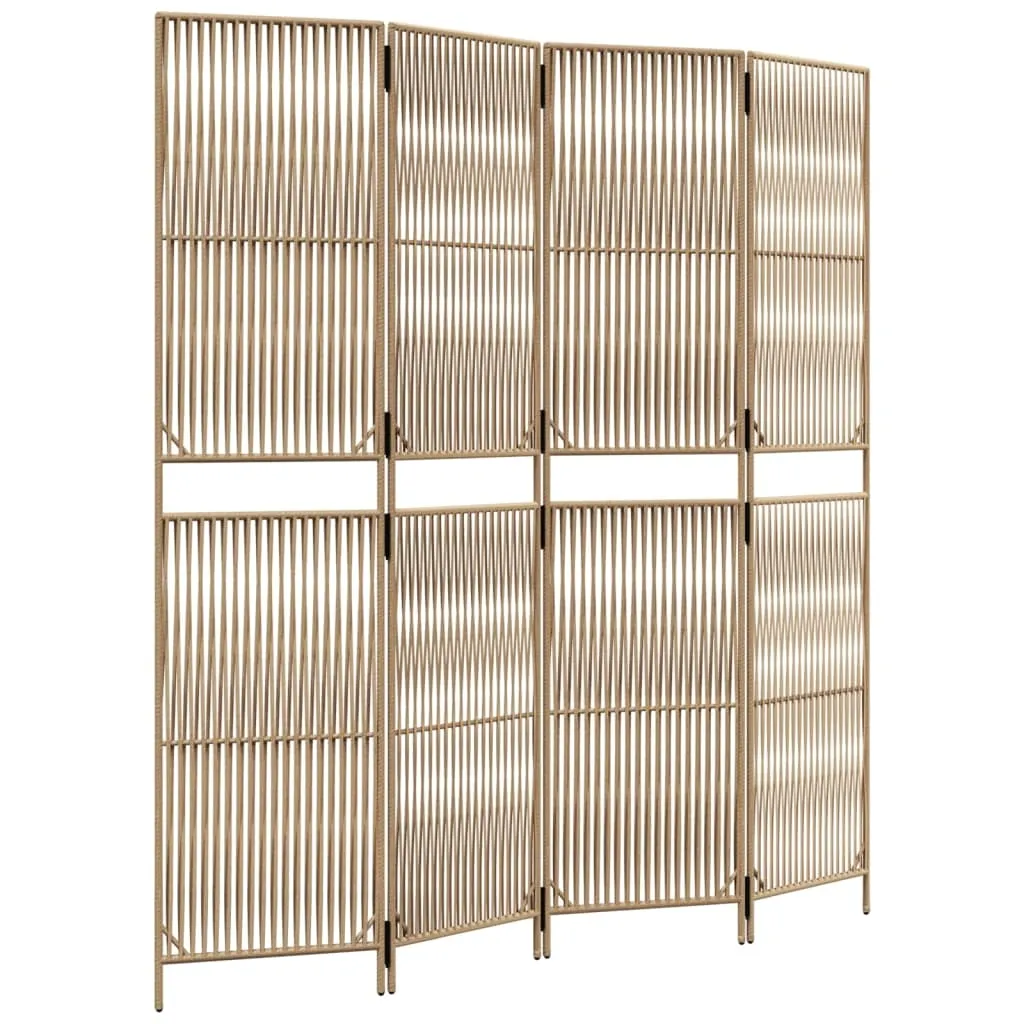 parawan-4-panelowy-bezowy-polirattan