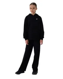 bluza-nierozpinana-z-kapturem-dziewczeca-4fjwss25tswsf1478-czarna