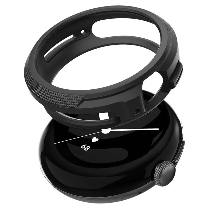 spigen-liquid-air-matte-black-google-pixel-watch-3-2-1