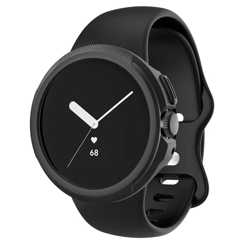 spigen-liquid-air-matte-black-google-pixel-watch-3-2-1