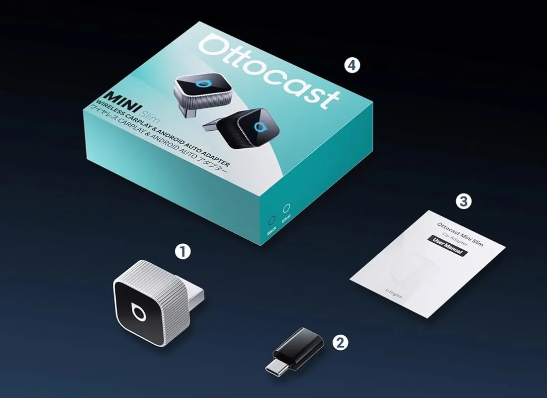 adapter-samochodowy-ottocast-mini-slim-cube-do-carplay-android-auto-srebrny