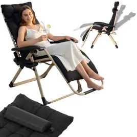 lezak-ogrodowy-z-poduszka-skladany-zaglowkiem-regulowany-zloty