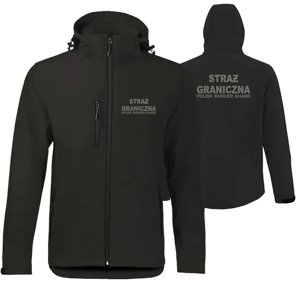 Kurtka softshell Straż Graniczna z Haftem przeciwdeszczowa membrana Border