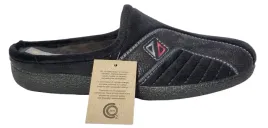 czarne-kapcie-meskie-z-tkaniny-welurowej-sanital-flex-lc9865x-r40