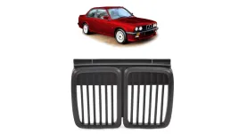 grill-bmw-3-e30-pojedyncze-zeberka-matt-black