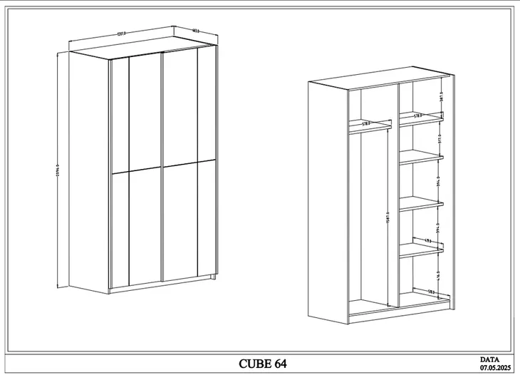 szafa-cube-120-jasny-dab-szerokosc-mebla-120-cm