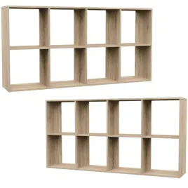 regal-na-ksiazki-zabawki-dekoracje-komorowy-8-polek-4x2-dab-sonoma