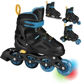 lyzworolki-4w1-rolki-lyzwy-regulowane-wrotki-kolko-led-dzieciece-quattro