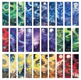 papierowe-zakladki-do-ksiazek-z-motywem-krain-impresjonistycznych10szt