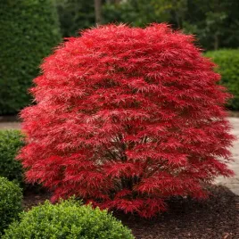 klon-palmowy-shaina-intensywna-czerwien-plomien-w-ogrodzie