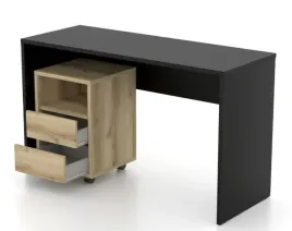 biurko-z-kontenerkiem-agapi-jasny-dab-czarny
