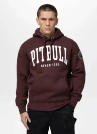 bluza-meska-z-kapturem-pit-bull-norton-ciemno-bordowa