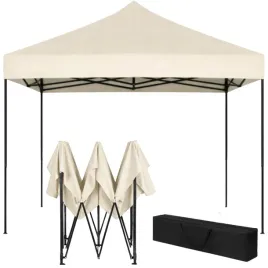 namiot-ekspresowy-3x3-dach-pawilonu-automatyczny-otwarty-ogrodowy-bezowy