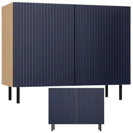 komoda-salon-ryflowany-front-100-cm-2-drzwi-artisan-granat