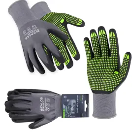 rekawice-nylonowe-robocze-nitrile-flex-dots-9-salco-perfect-profesjonalne