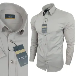 koszula-meska-casual-oxford-bawelniana-bezowa-lavier-r-xxl