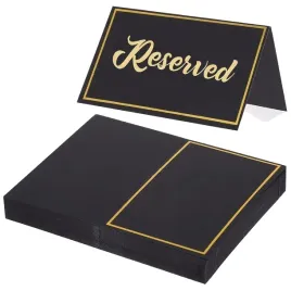 winietki-na-stol-czarne-ze-zlota-prosta-ramka
