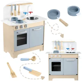 drewniana-kuchnia-dla-dzieci-duza-interaktywna-styl-retro