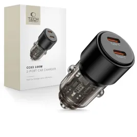 tech-protect-cc03-2-port-car-charger-pd100w-black