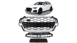 grill-audi-a4-b9-facelift-silver-and-gloss-black