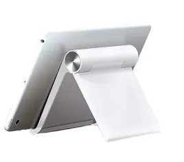 stojak-uchwyt-na-tablet-smartfon-regulowany-bialy-kabel-usb-c